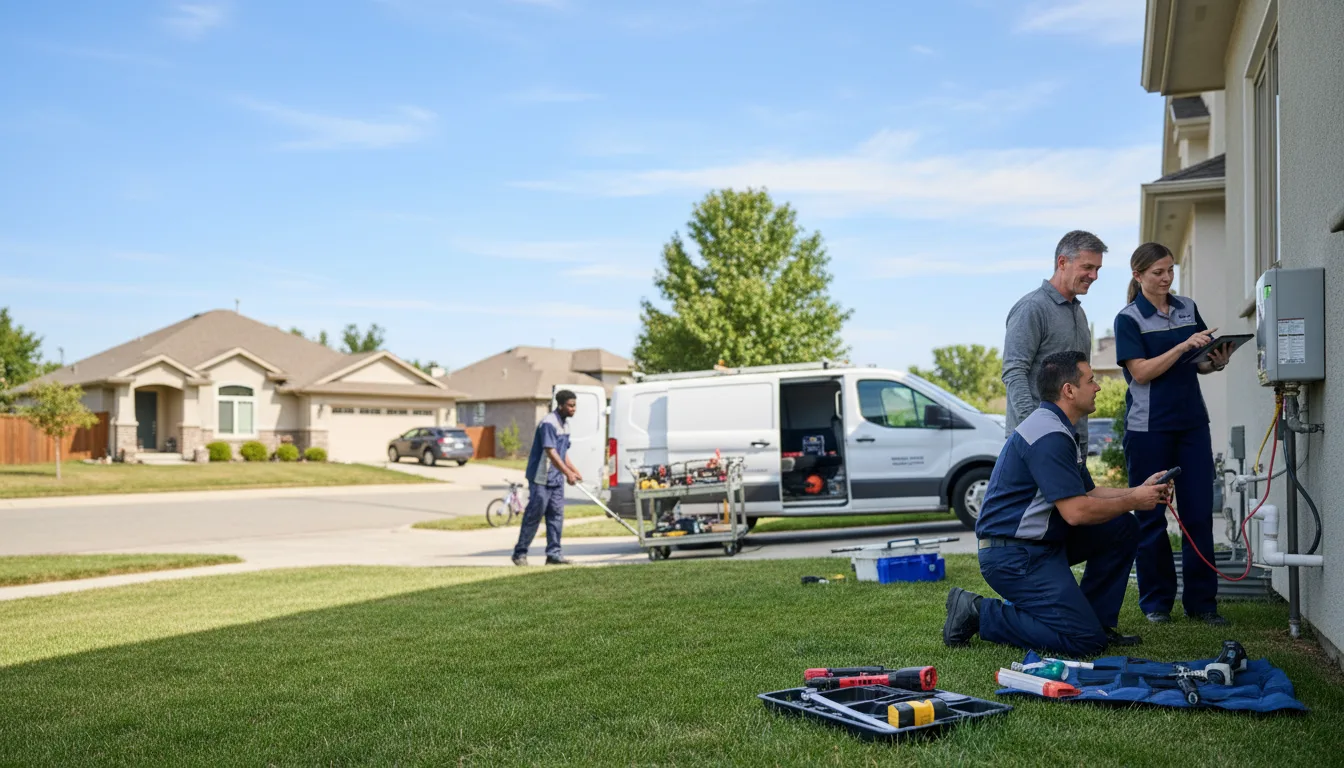 Tankless water heater service in Arcadia, LA